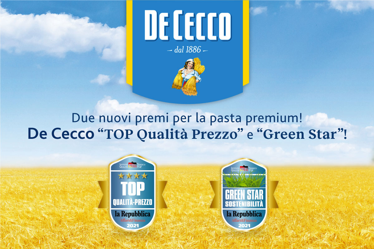 De Cecco: il 2021 un anno di conferme e di successi - Food