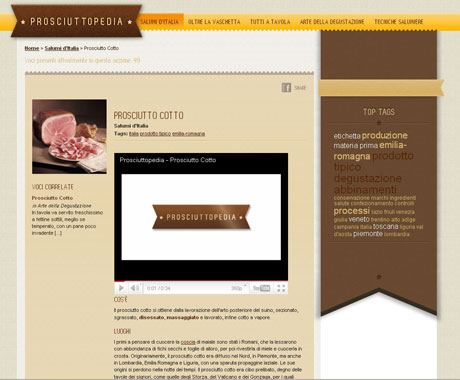 Prosciuttopedia, dizionario digitale sui salumi italiani