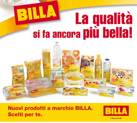 Billa, il giorno della private label