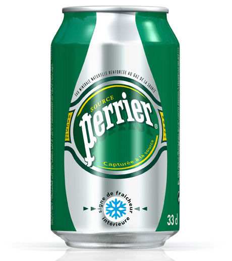 Perrier, operazione lattina de luxe