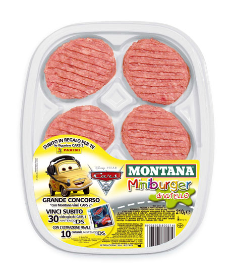 Montana promuove gli hamburger con Cars2