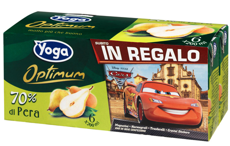 Yoga Optimum, 24 gadget con Cars 2