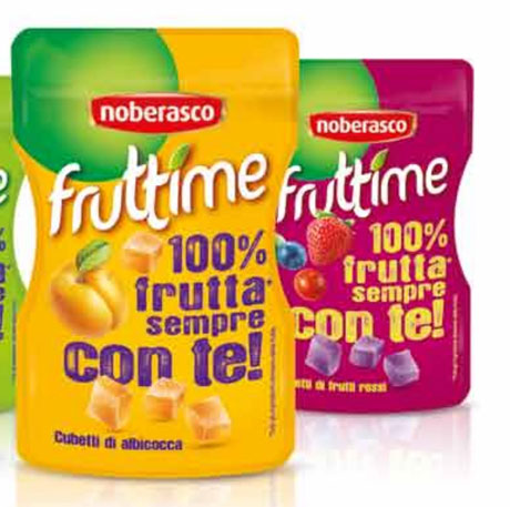 Noberasco innova con la frutta a cubetti Fruttime