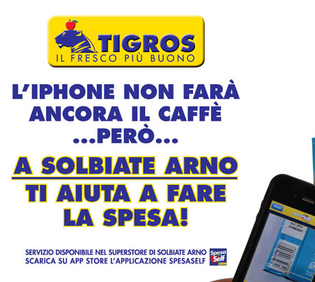 Tigros, dalla lista al carrello tutto con l’app