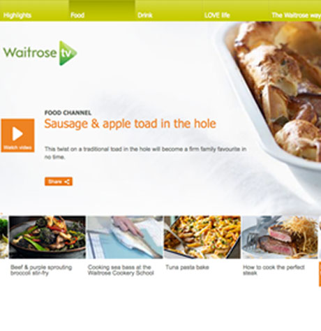 Waitrose, in arrivo la tv online