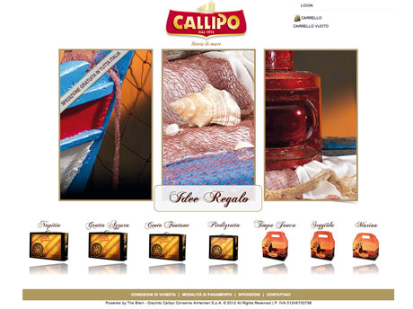 Callipo, test natalizio per l’e-commerce