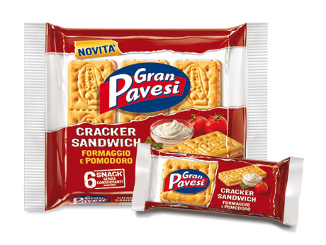 Barilla, arriva il Cracker sandwich Gran Pavesi