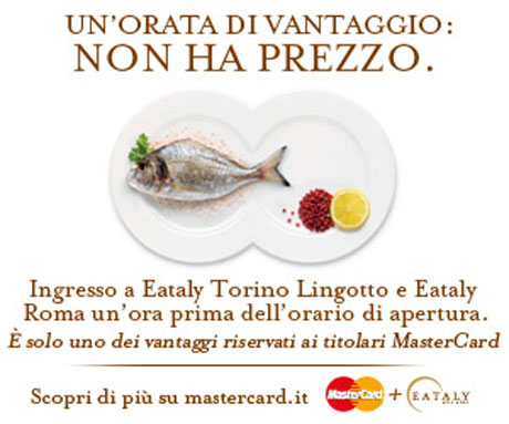 Eataly, accordo ‘impagabile’ con MasterCard
