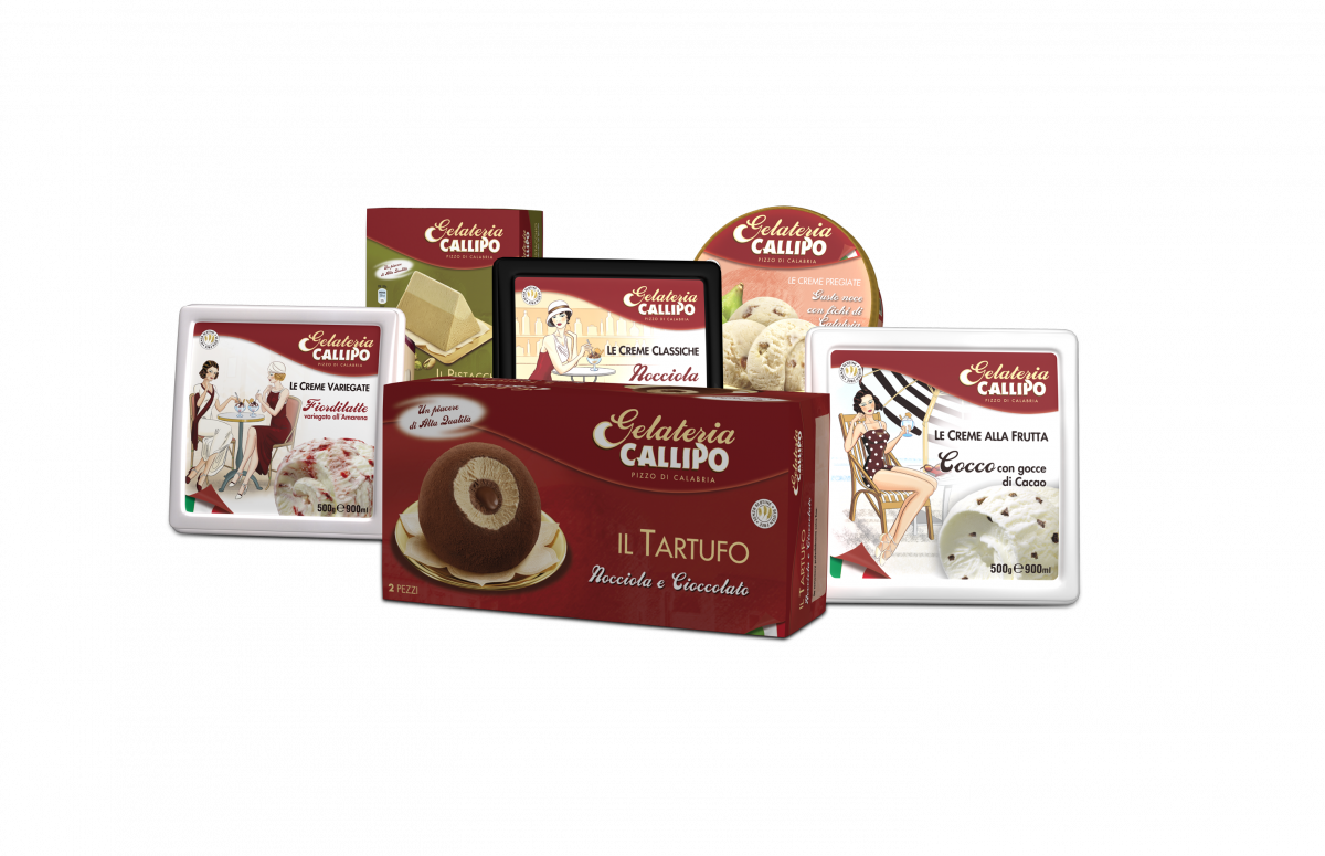 Callipo presenta la linea di gelati senza glutine