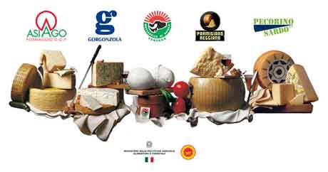 Cinque formaggi dop italiani in Francia per Omnivore