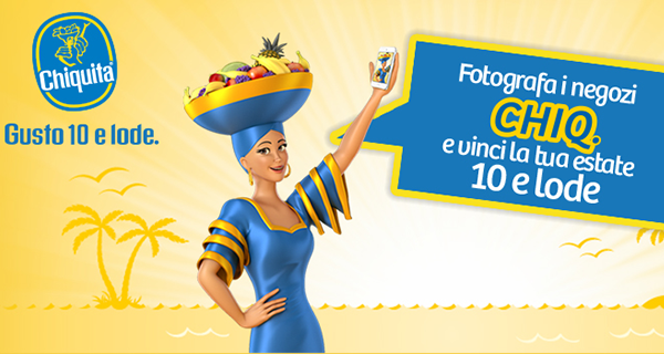 Voglia di selfie per Chiquita