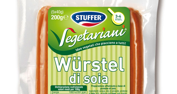 Stuffer lancia i Würstel di soia