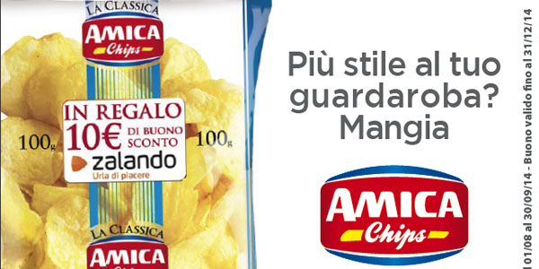 Amica Chips e Zalando, al via il concorso ‘Vestiti con gusto’