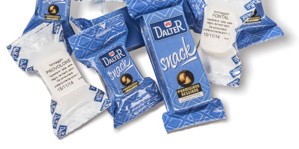 Nuove monoporzioni di formaggio da Dalter