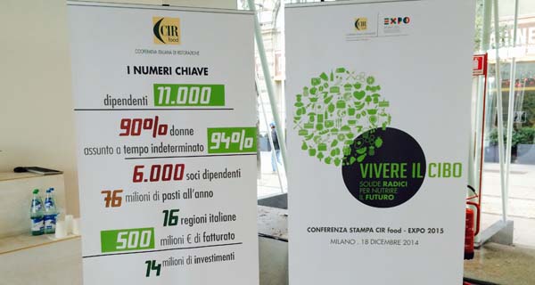 Cir Food entra nella ristorazione Expo