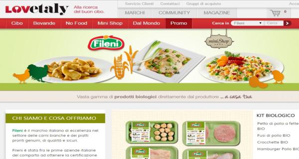 Fileni debutta nell’ecommerce