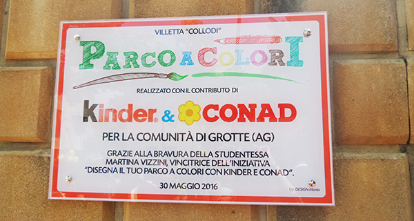 Kinder e Conad regalano un parco giochi