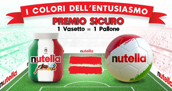 UEFA Euro 2016: Nutella “è nel pallone”