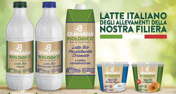 Arriva la nuova linea Granarolo Biologico