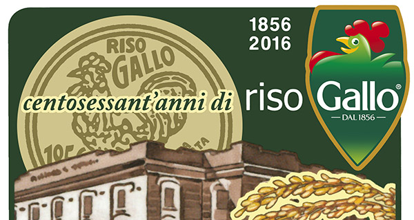 Riso Gallo, 160 anni di storia e un francobollo