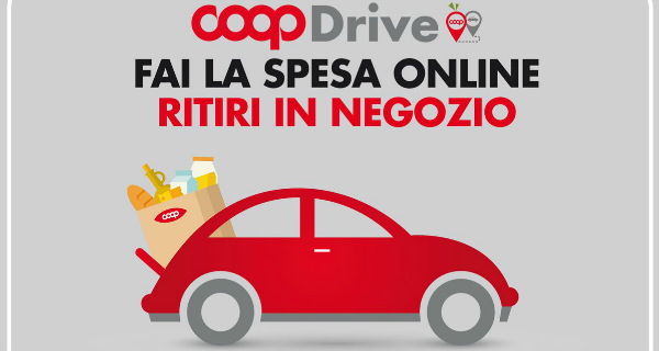 Nasce Coop Drive, la spesa online da ritirare in automobile