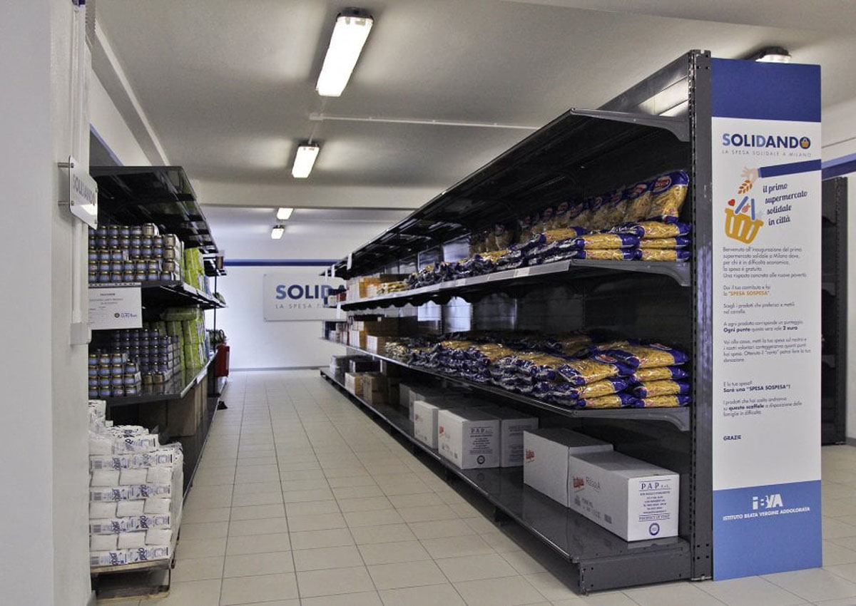 SoliDando, il supermercato solidale che aiuta i bisognosi