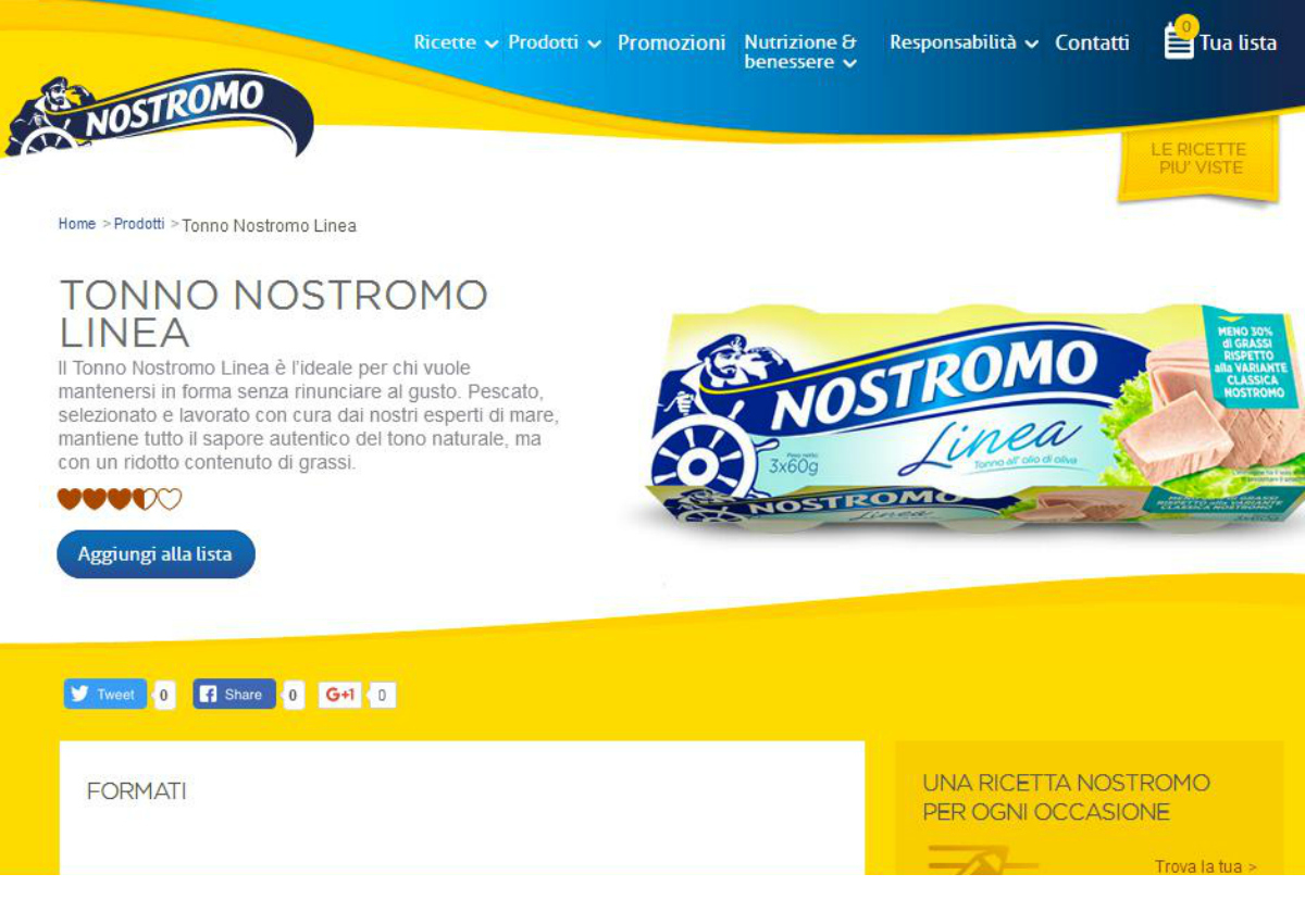 Tonno Nostromo lancia la leggerezza di Linea