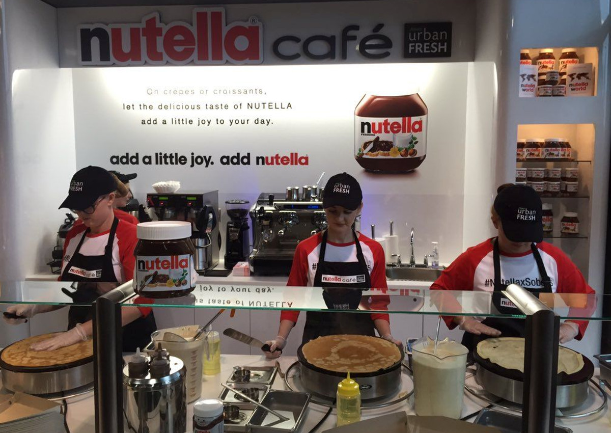 Il Nutella Café apre anche a New York