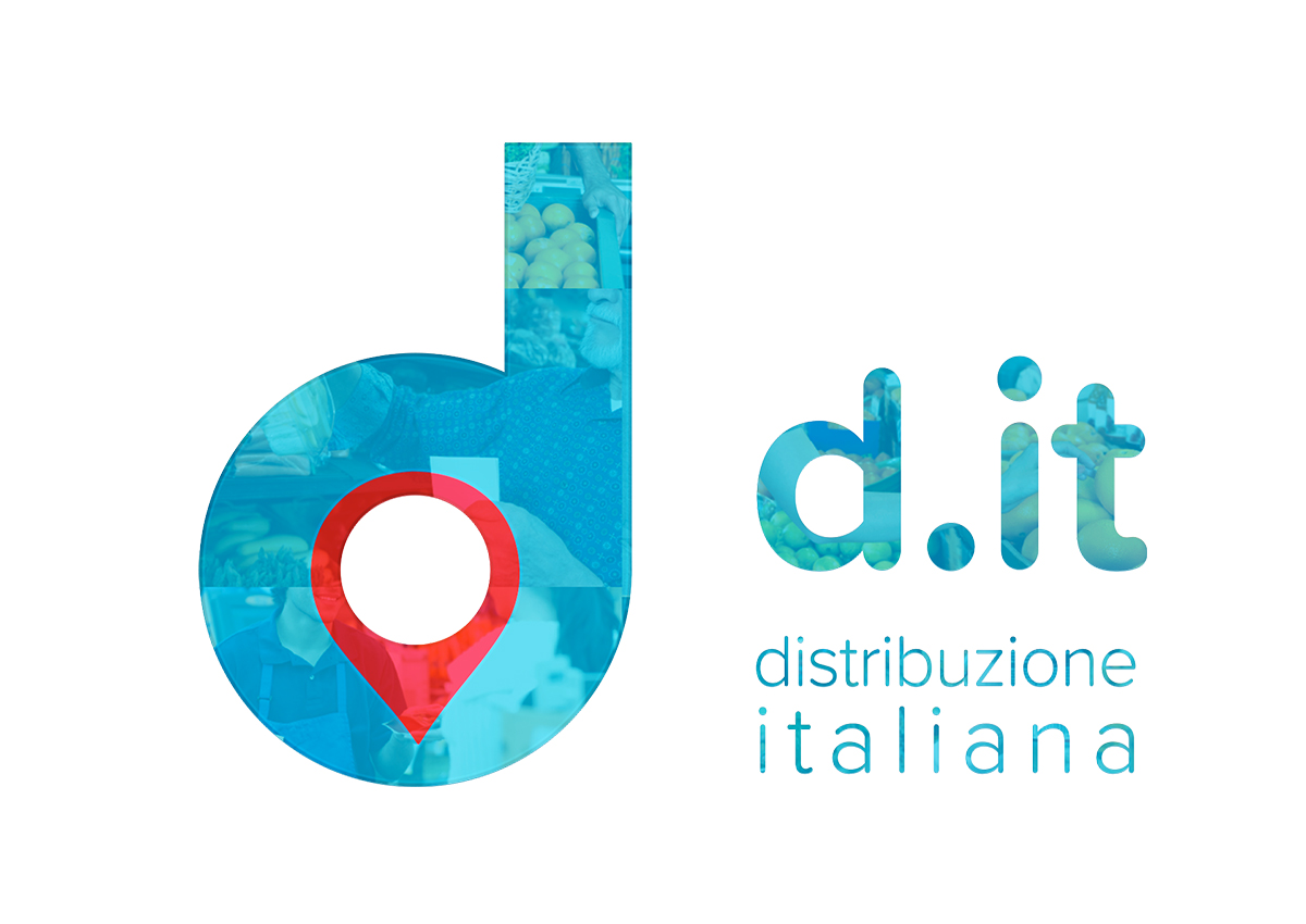 Logo D.IT - Distribuzione Italiana. Private label online, prodotti alimentari italiani.