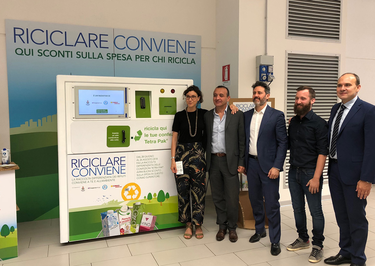 Al Conad di Padova riciclare conviene