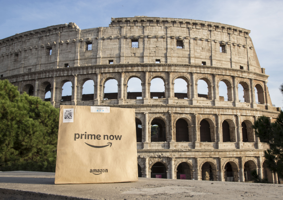 Amazon Prime Now arriva a Roma con Pam Panorama