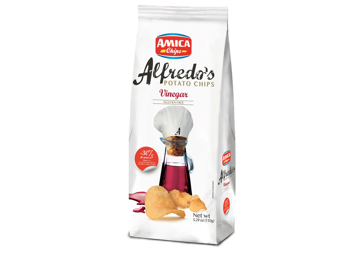 Amica Chips, Alfredo's Chips Vinegar-Italian Food Awards-Sial 2018