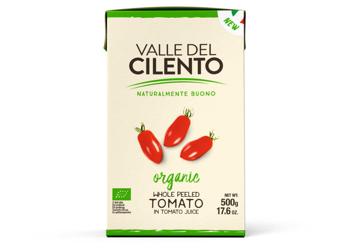 Rispoli Luigi, Organic Whole Peeled Tomato in Tomato Juice-Sial 2018-Italian Food Awards