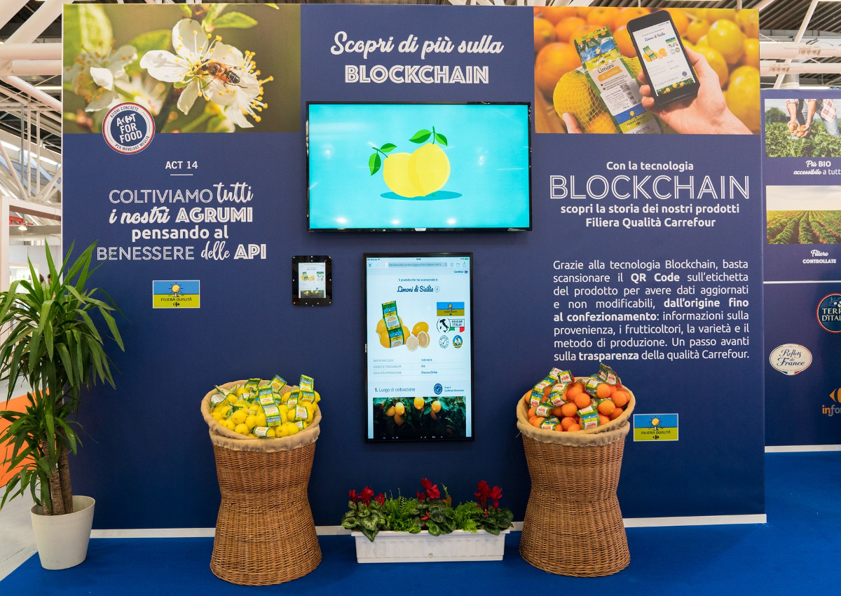 Carrefour Italia estende la blockchain agli agrumi