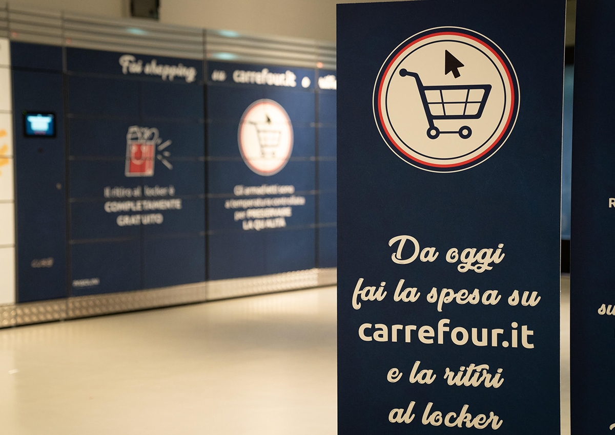 Carrefour, al via il primo locker a Milano