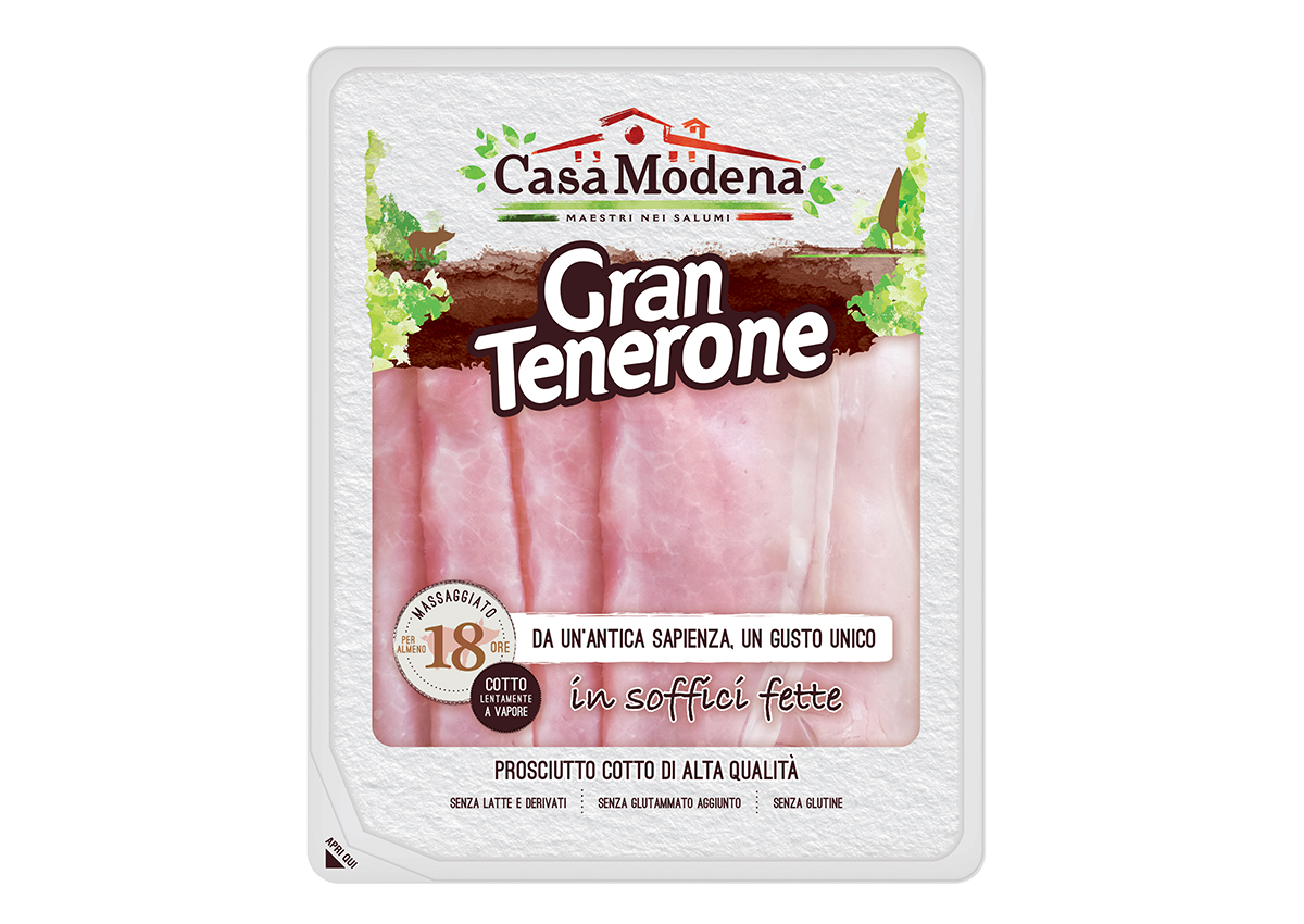 Affettato di prosciutto cotto Casa Modena Gran Tenerone Food