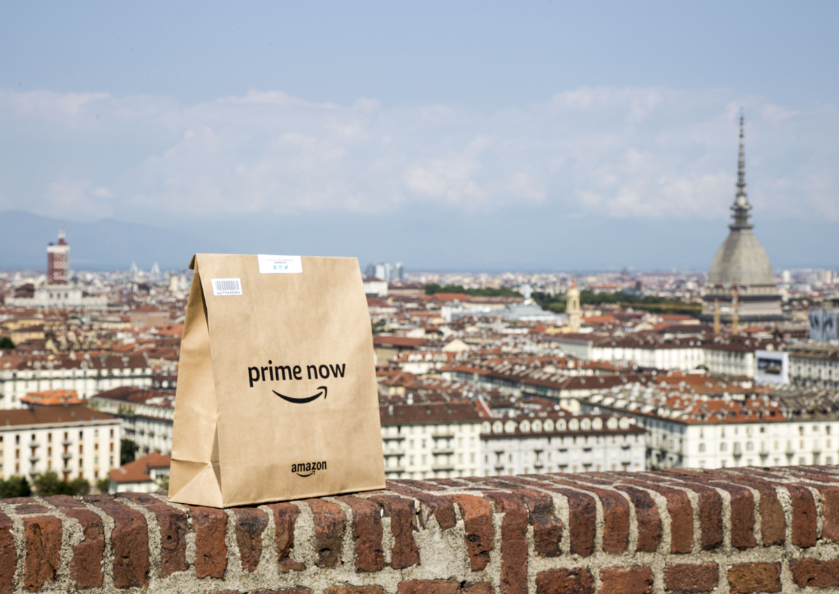 Amazon Prime Now arriva a Torino