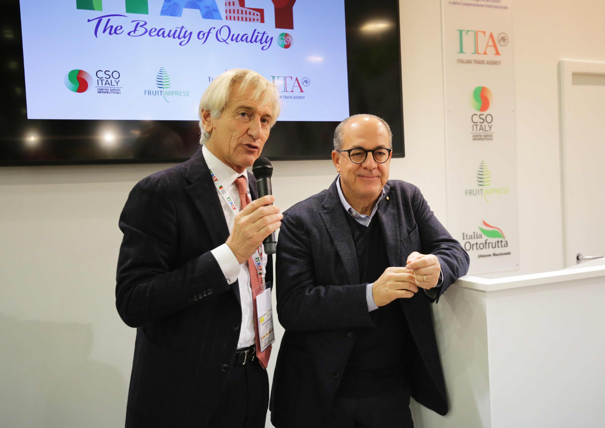 Paolo Bruni-Paolo De Castro-Green Deal-Fruit Logistica 2020