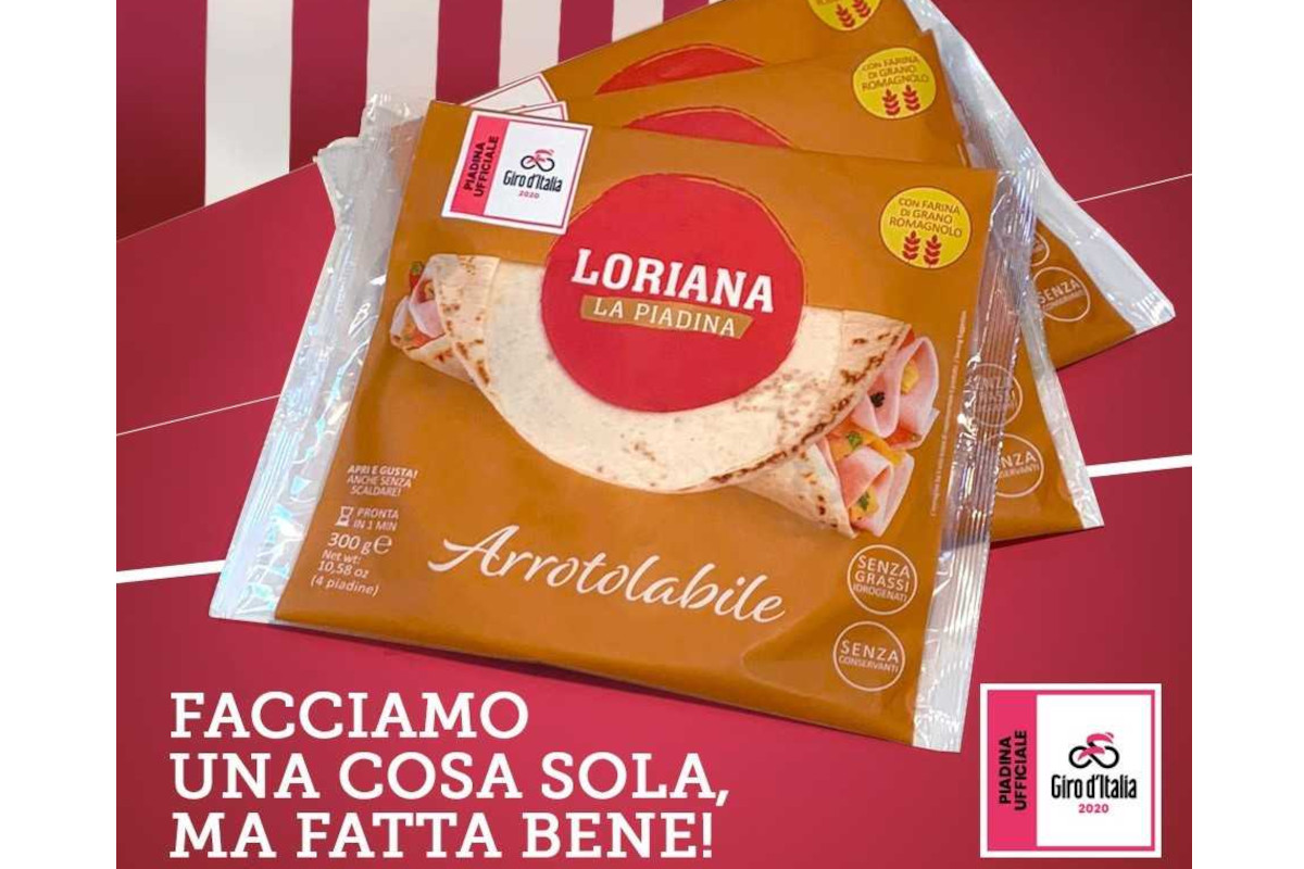 Loriana è la piadina ufficiale del Giro d’Italia 2020