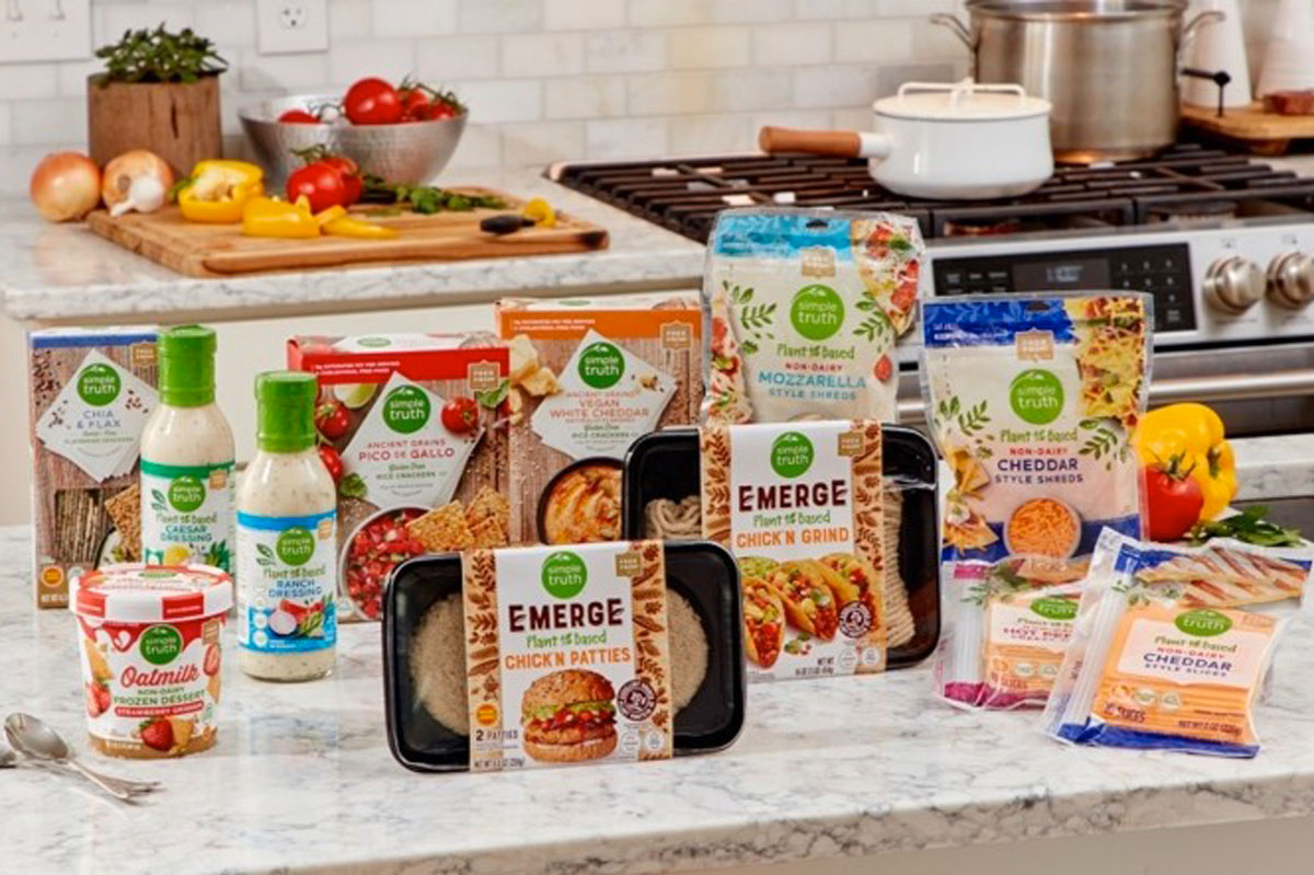 Kroger, 50 nuovi prodotti plant-based nella sua linea Simple Truth