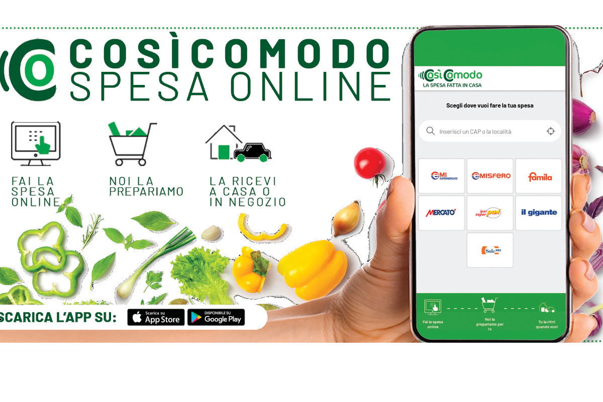 Spesa online, Selex lancia la app di CosìComodo