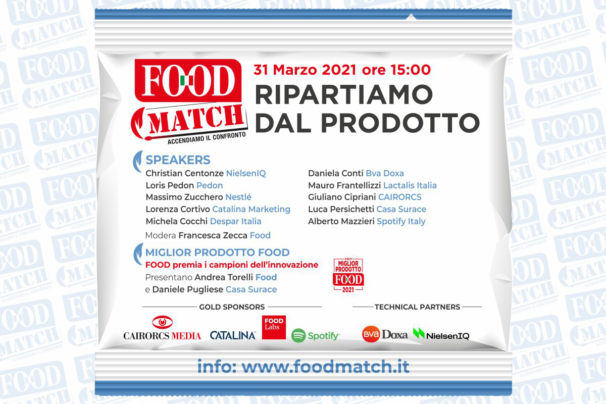 Food Match 2021, ripartiamo dal prodotto