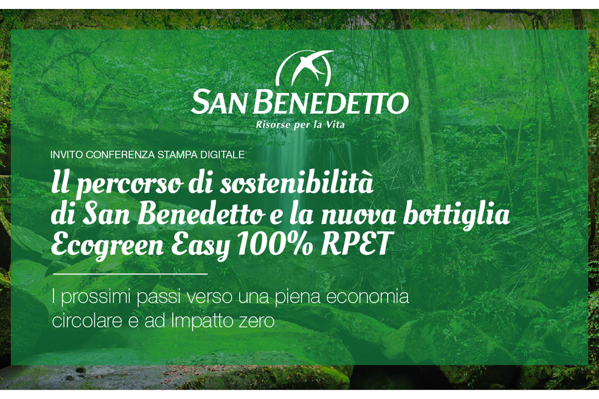 Il percorso di sostenibilità di Gruppo San Benedetto e la nuova bottiglia Ecogreen Easy