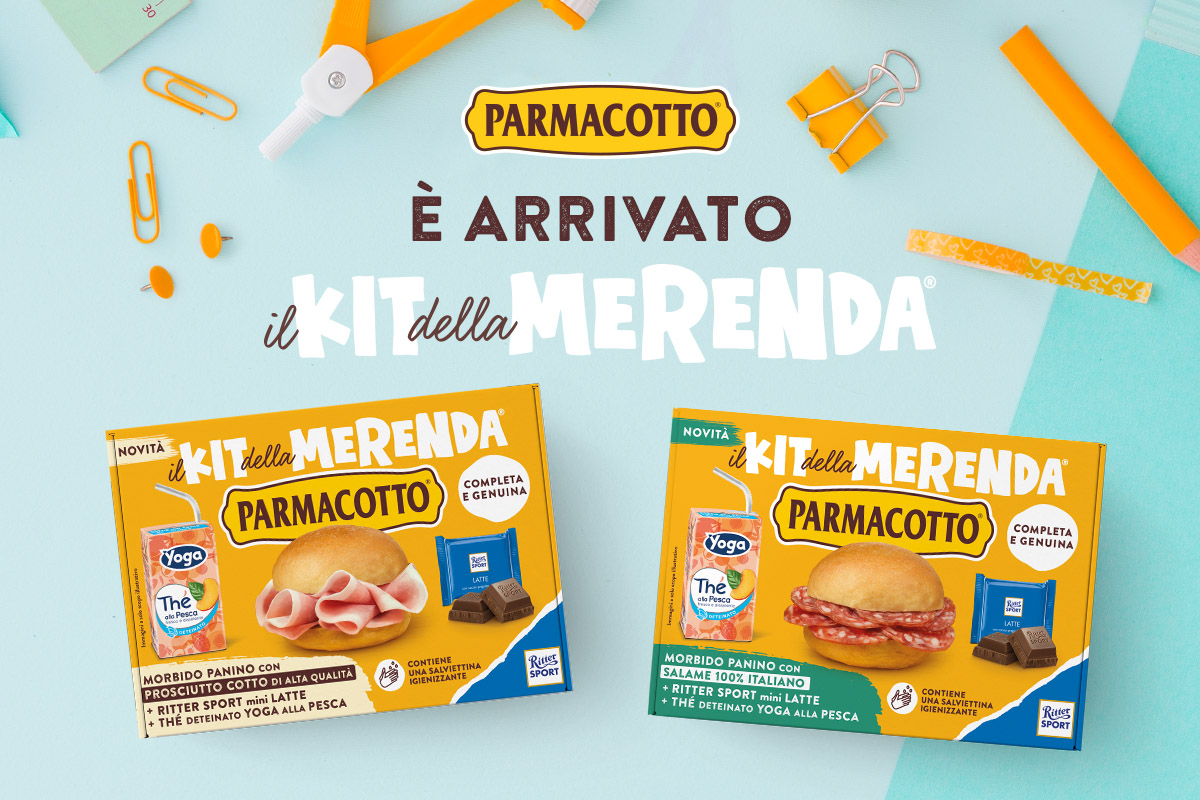 Novità in casa Parmacotto: è arrivato il Kit della Merenda!