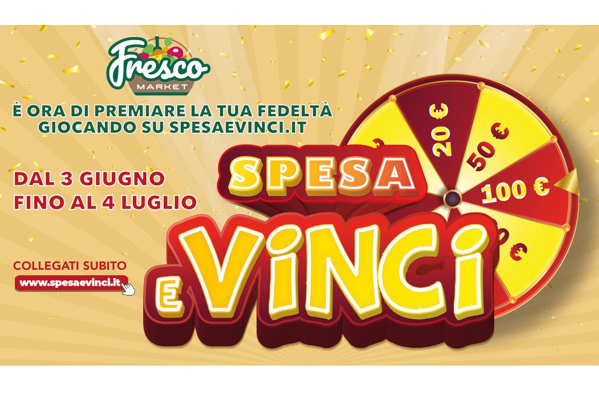 Spesa&Vinci: al via il concorso istantaneo Tuodì e Fresco Market