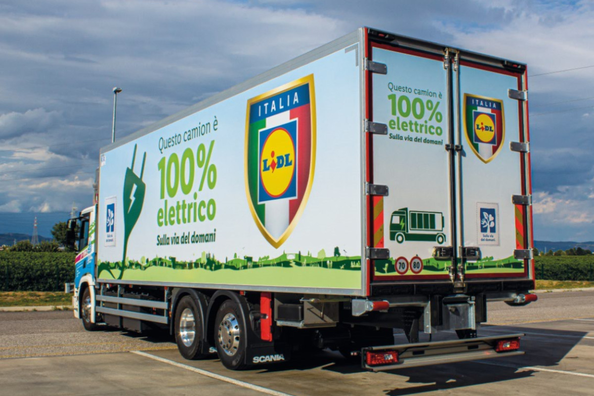 Lidl lancia il suo primo veicolo industriale elettrico