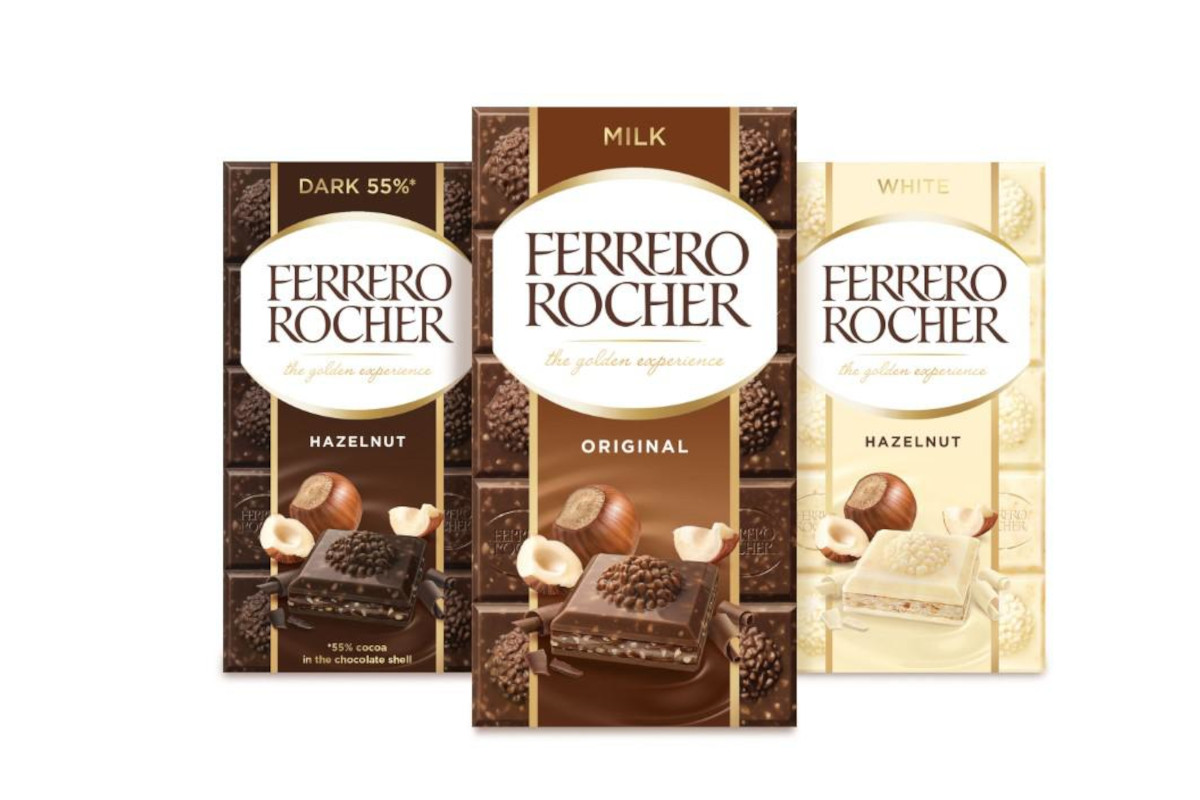 Ferrero Rocher, le tavolette di cioccolato arrivano in Italia