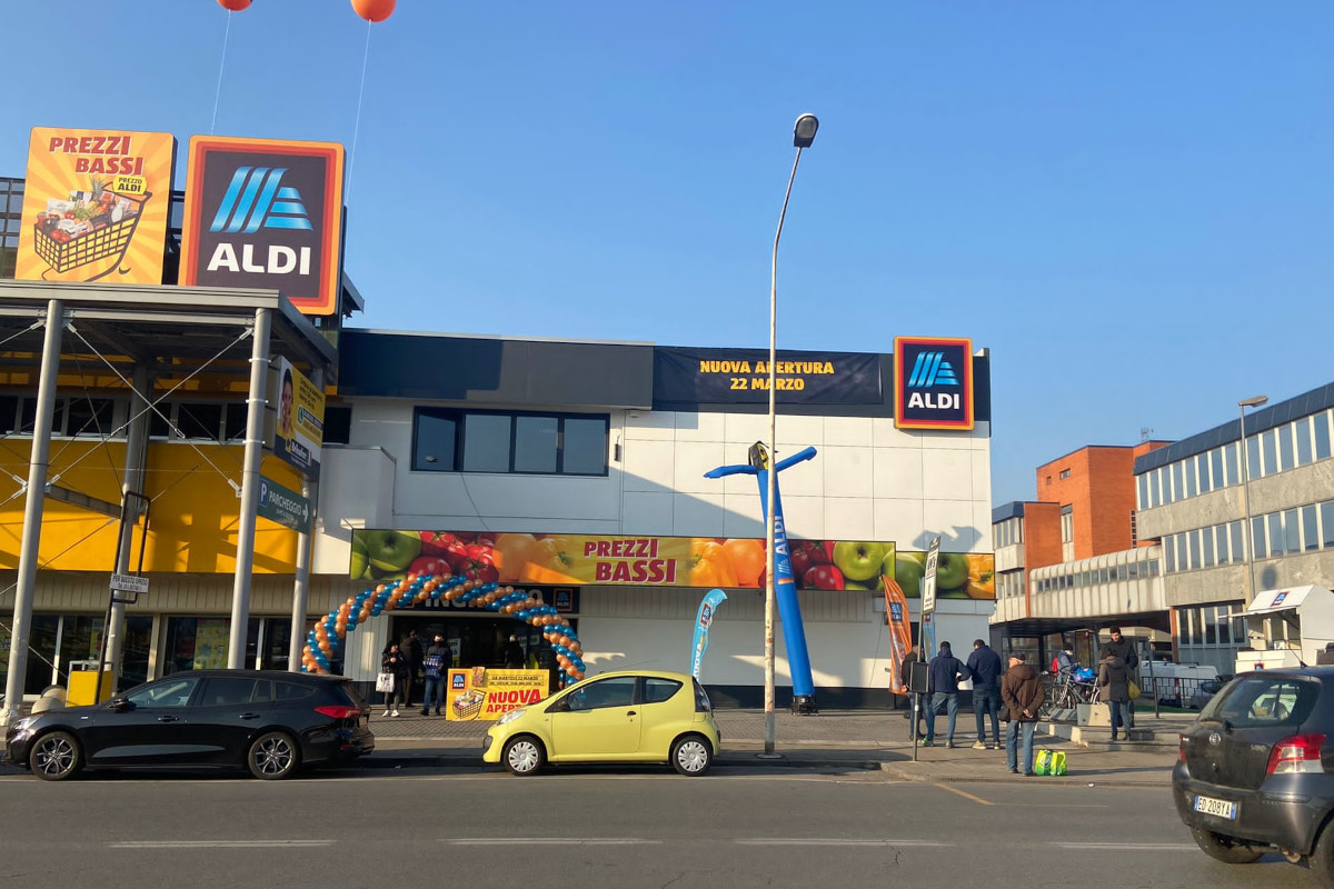 Aldi debutta a Moncalieri (To)