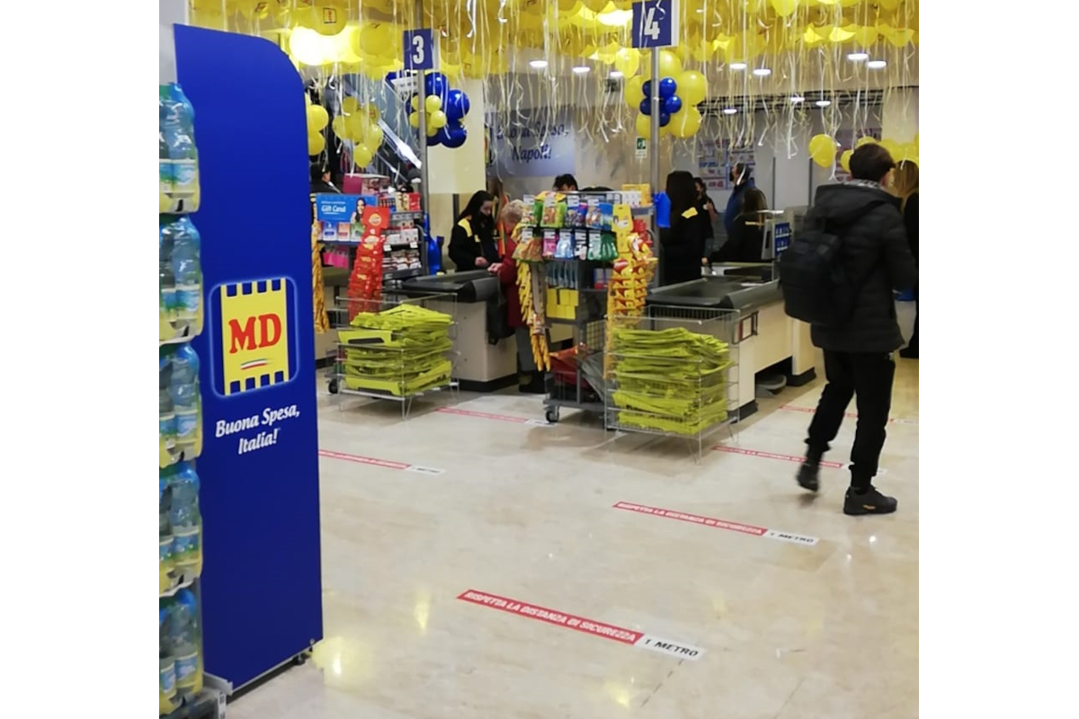 MD, due nuovi supermercati a Napoli e Alatri (Fr)