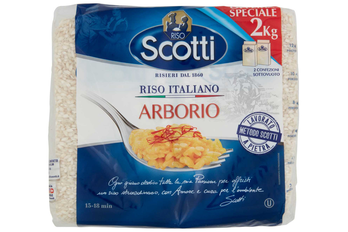 Arborio Riso Scotti è il primo riso italiano ad arrivare in Cina